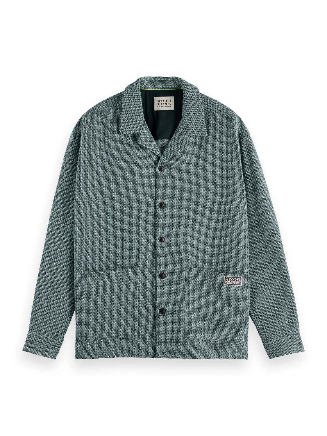 Relaxed Fit Structured Overshirt