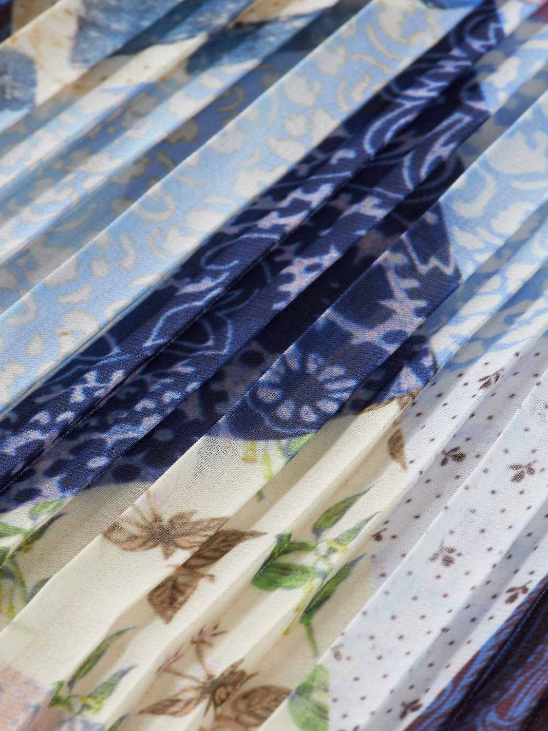 Quilted Pleated Mini Dress