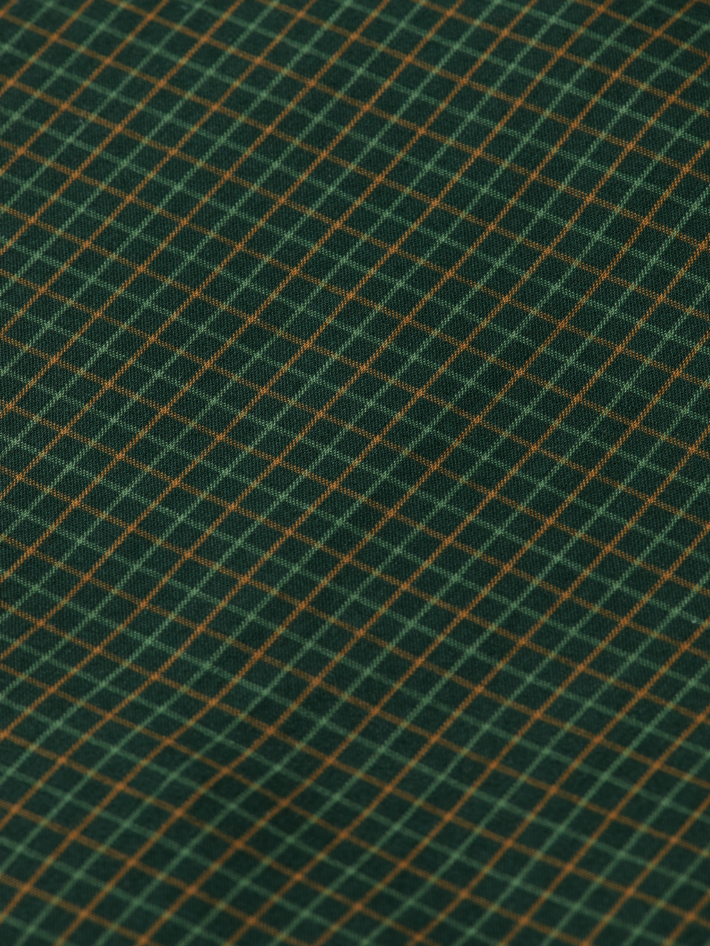 Relaxed Fit Yarn-Dyed Micro-Check Shirt