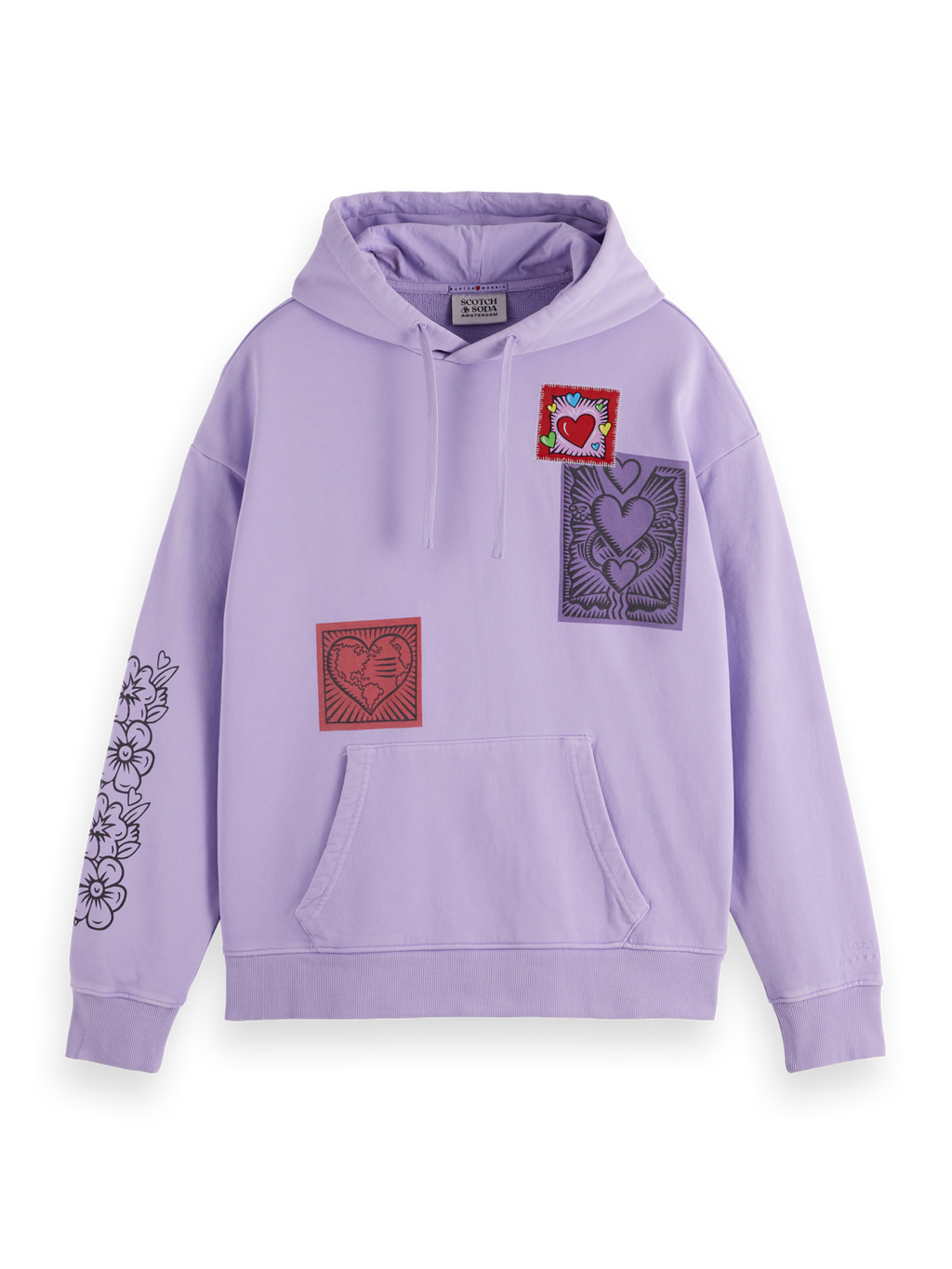 Scotch & Soda x Burton Morris Heart Printed Hoodie