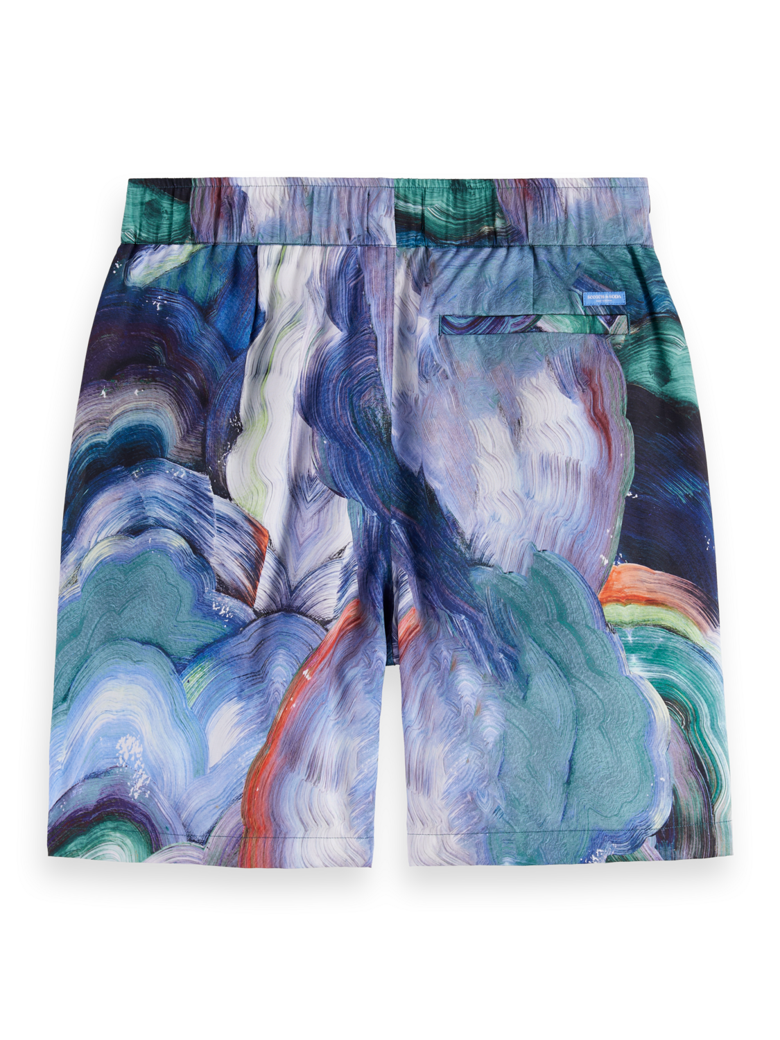 Fave Abstract Print Relaxed Fit Bermuda Short