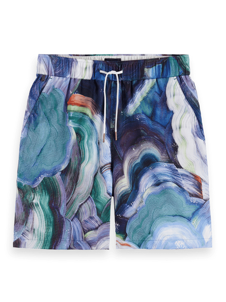 Fave Abstract Print Relaxed Fit Bermuda Short