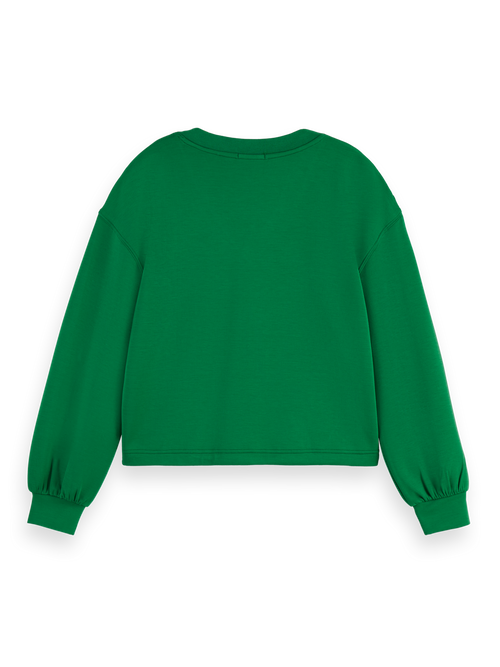 V-Neck Modal Sweatshirt