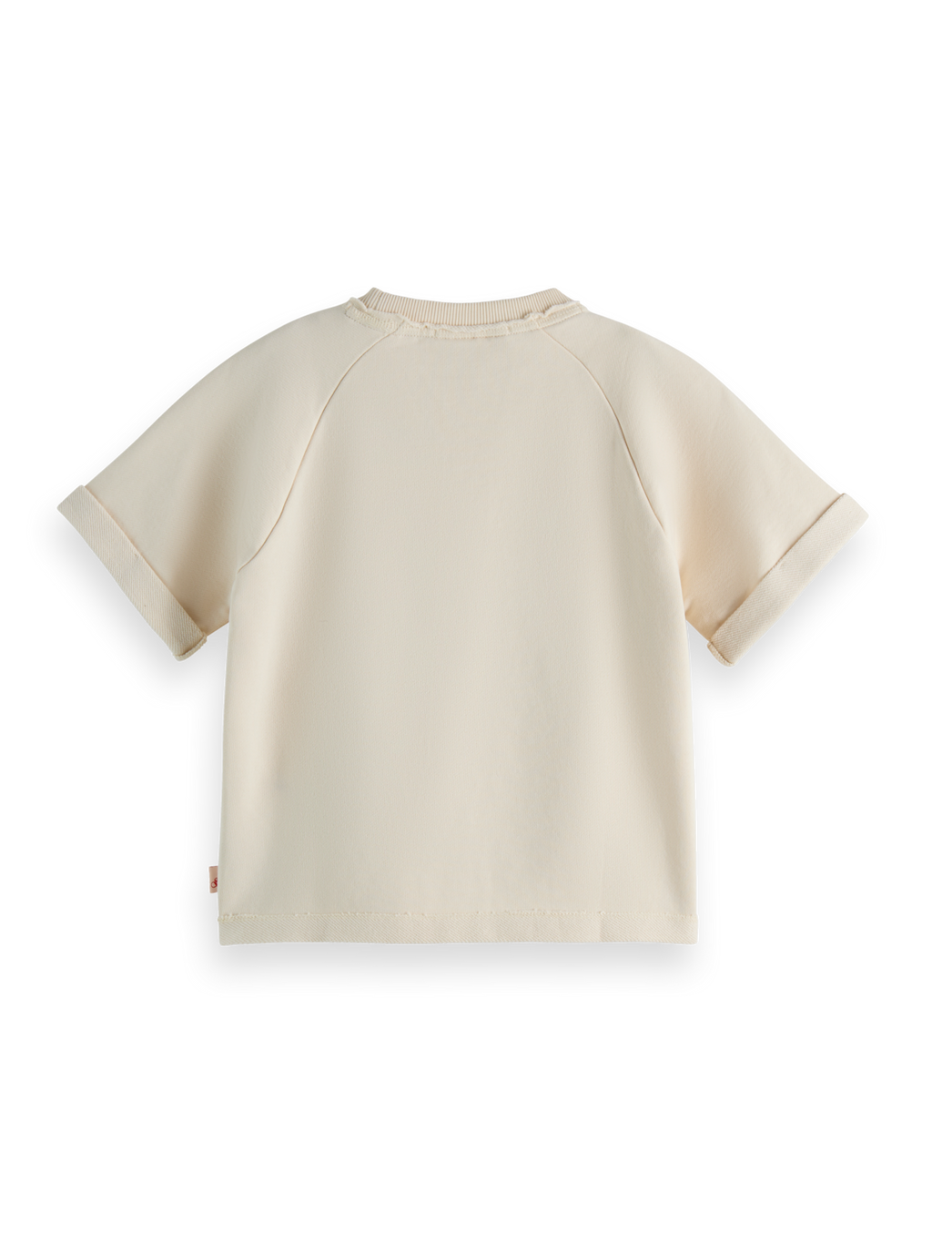 Girls' Raglan Printed Short Sleeve Crewneck