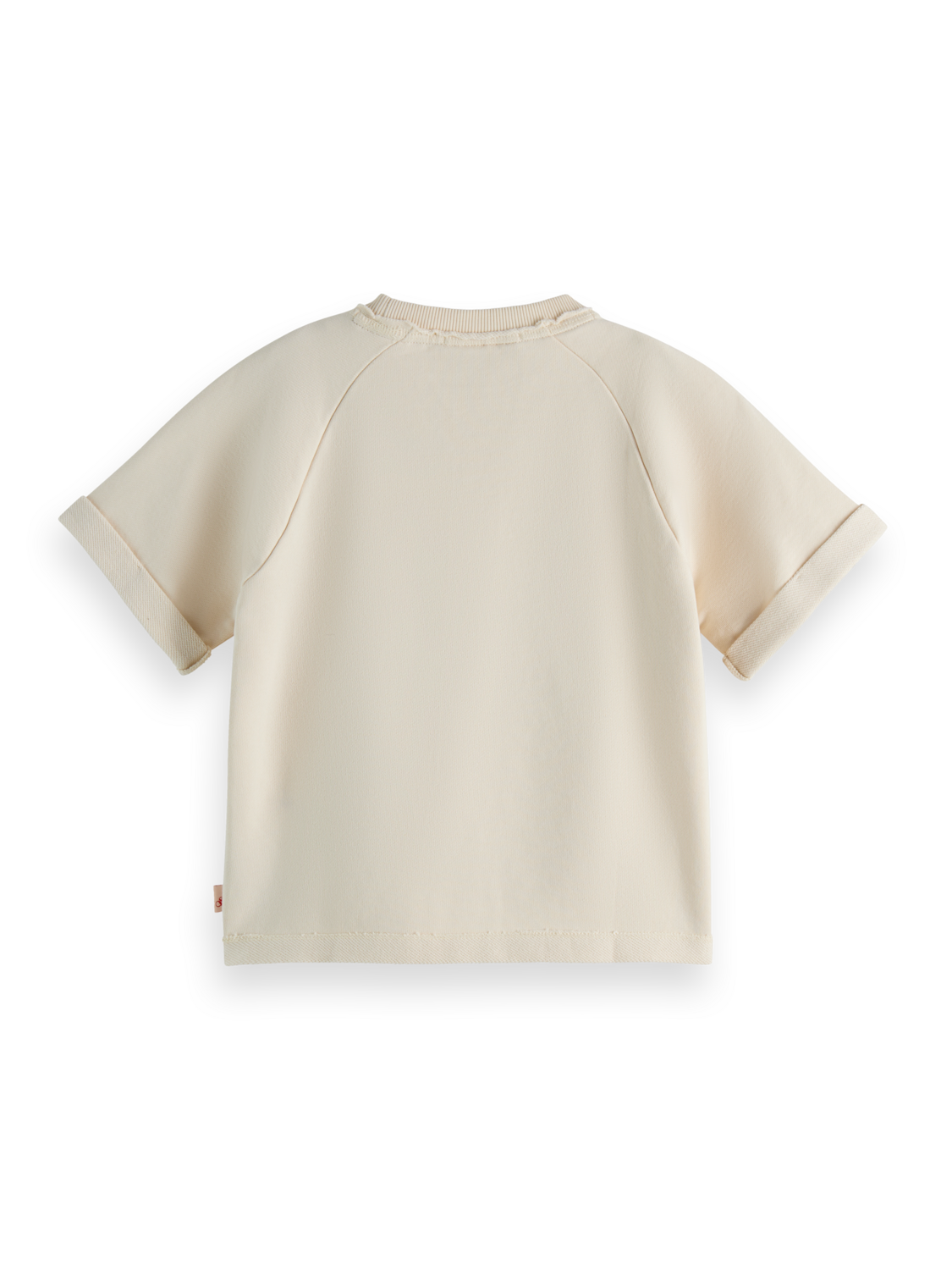 Girls' Raglan Printed Short Sleeve Crewneck