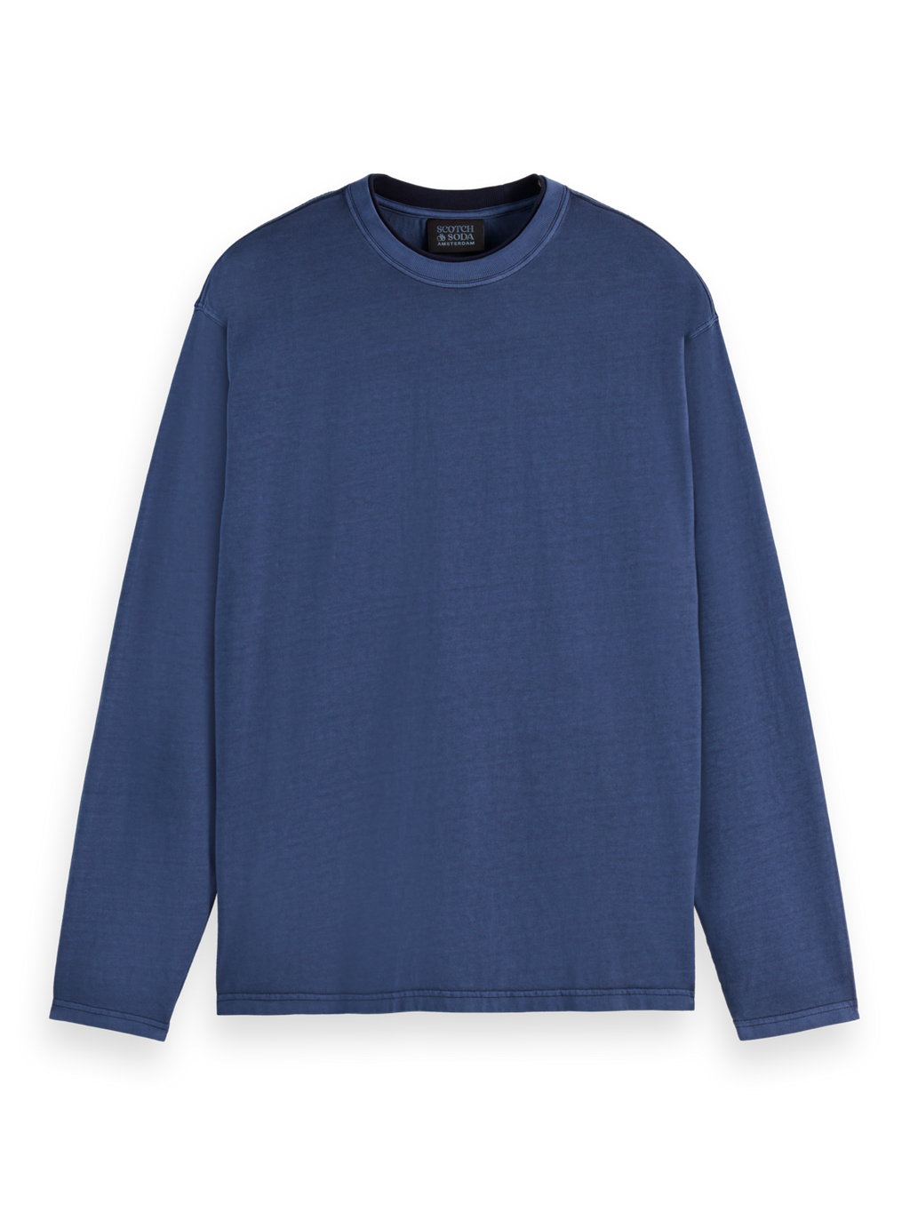 Relaxed Fit Garment Dye Long Sleeve T-Shirt