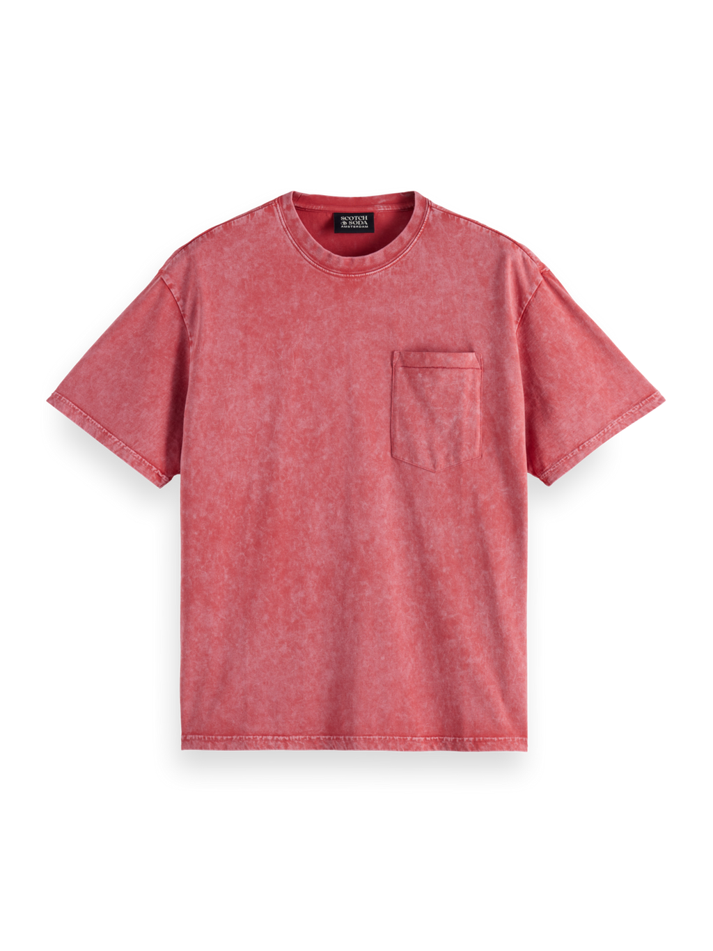 Washed Relaxed Fit Front Pocket T-Shirt