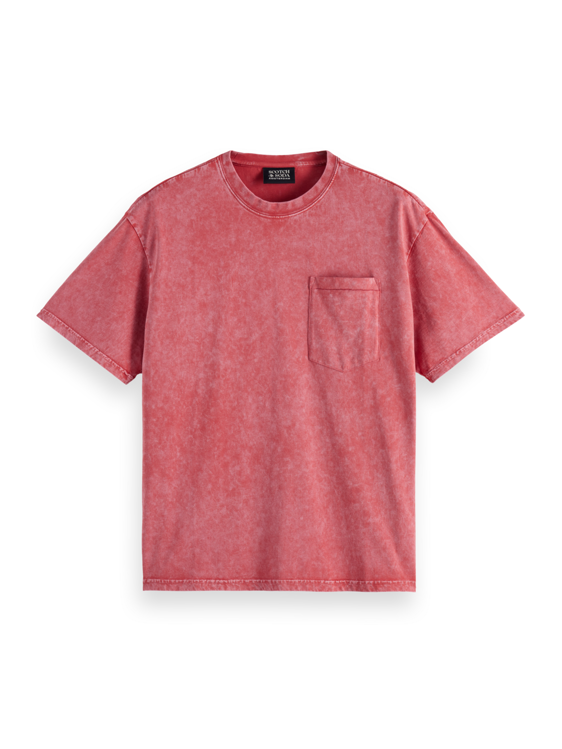 Washed Relaxed Fit Front Pocket T-Shirt