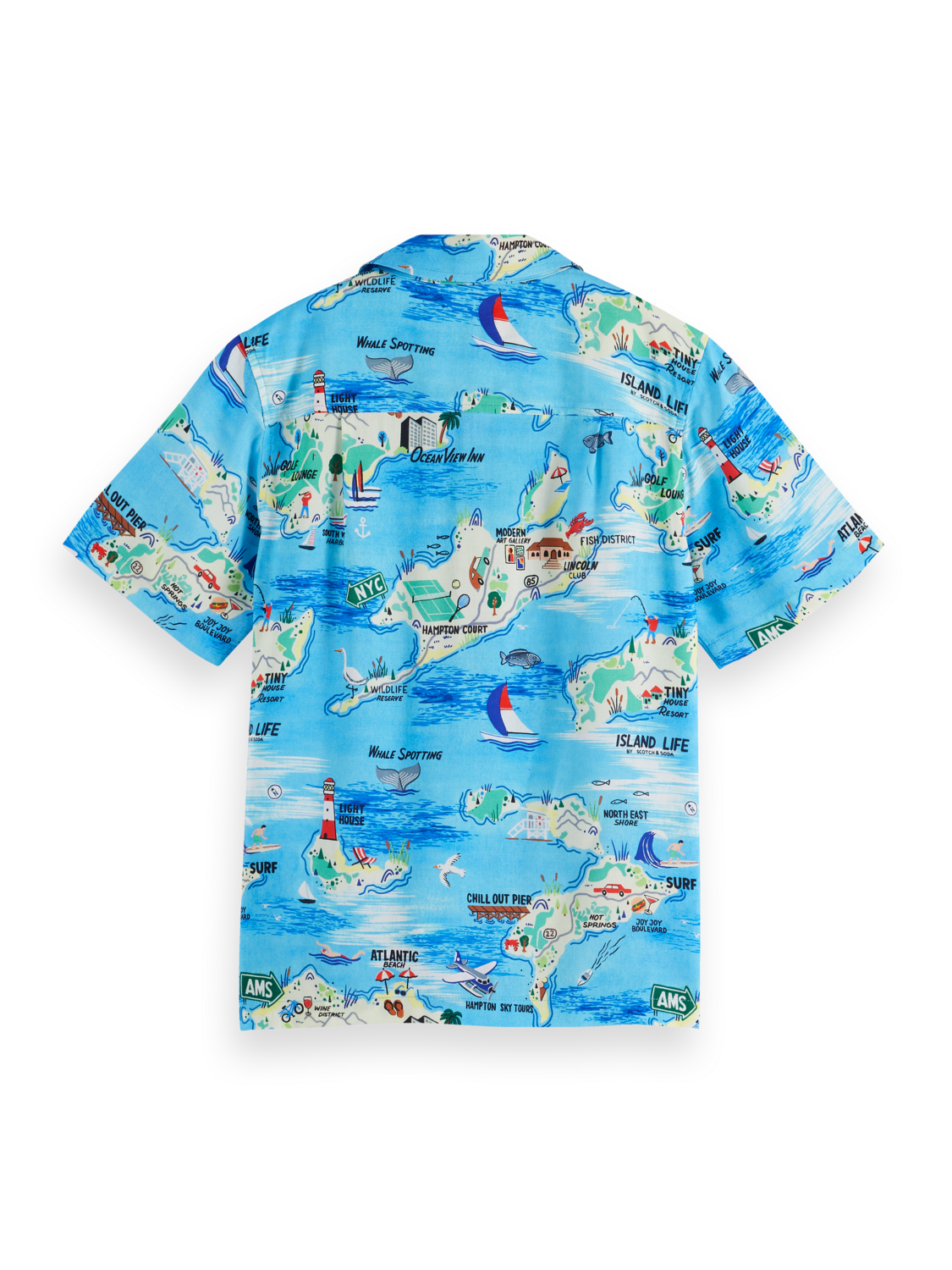 Boys' Hampton Printed Short Sleeve Shirt