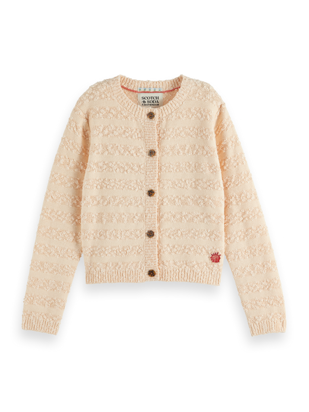 Girls' Boucle Cardigan
