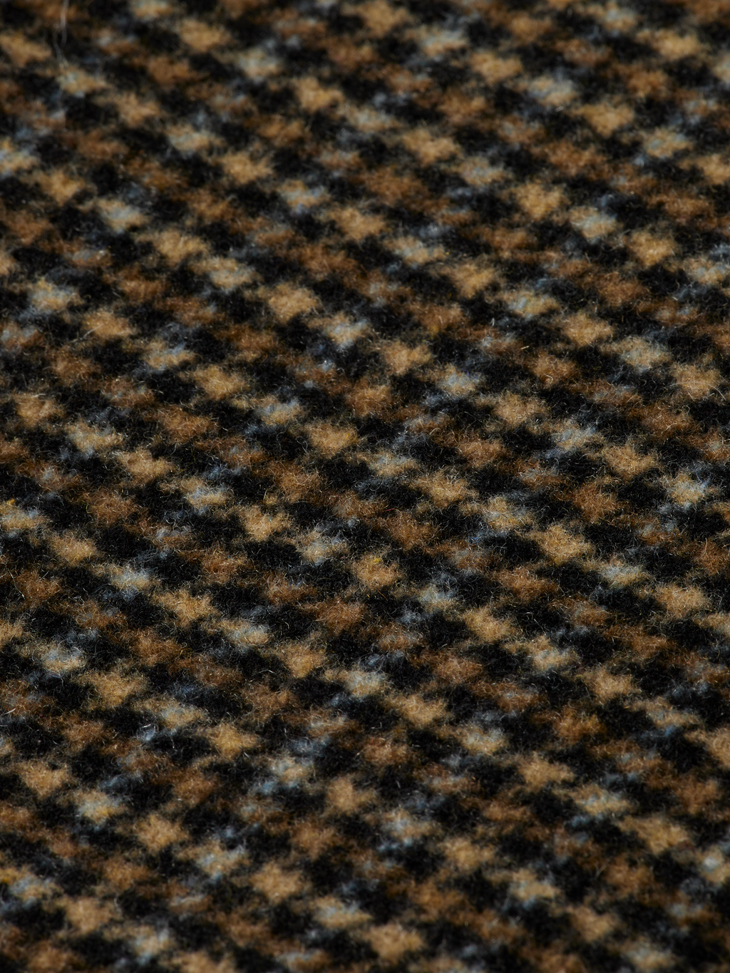 Wool-Blend Regular Fit Check Jacket