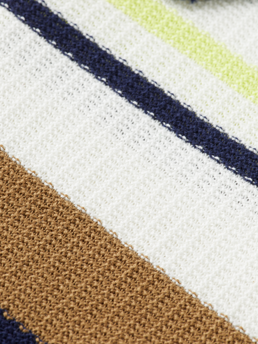 Boys' Structured Striped Knit Polo