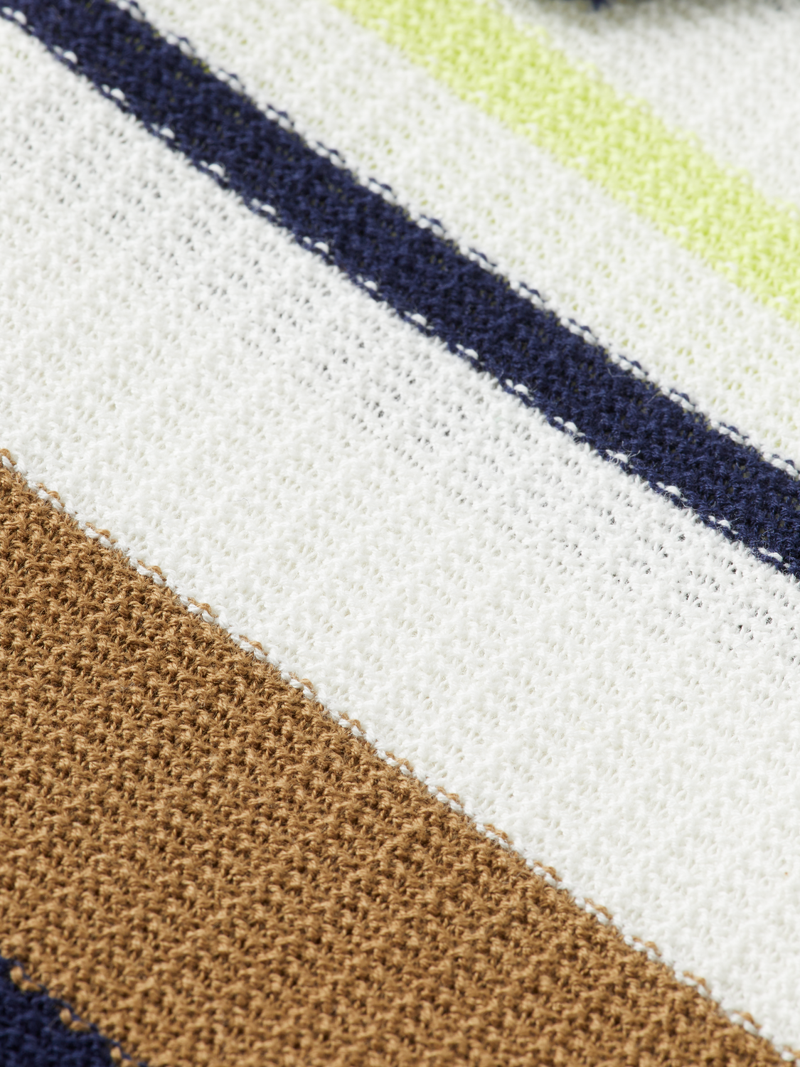 Boys' Structured Striped Knit Polo