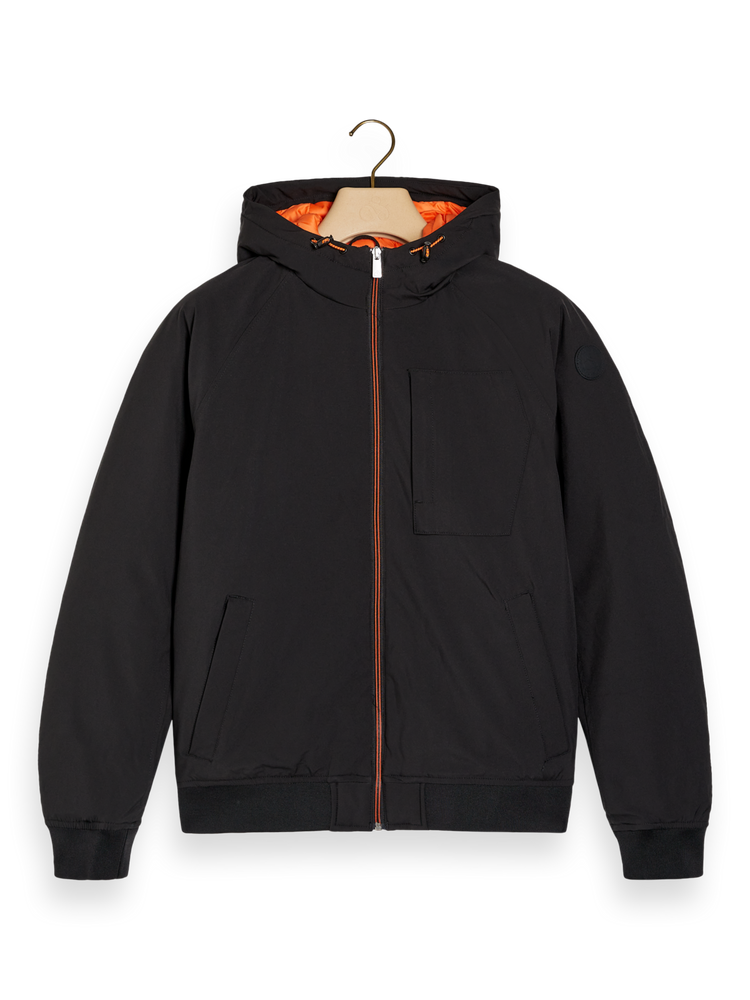 Stretch Padded Hooded Jacket Scotch Soda