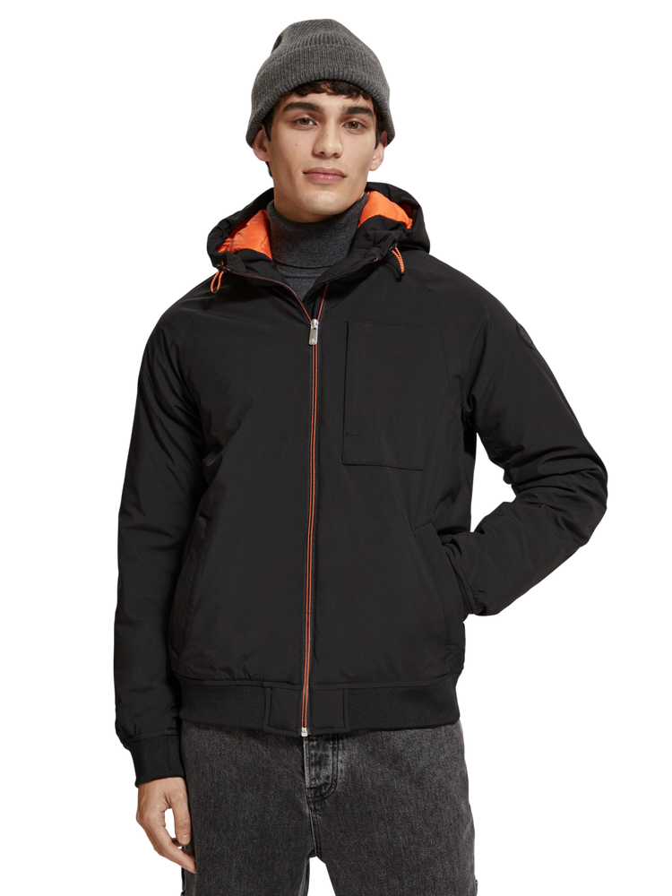 Stretch Padded Hooded Jacket Scotch Soda