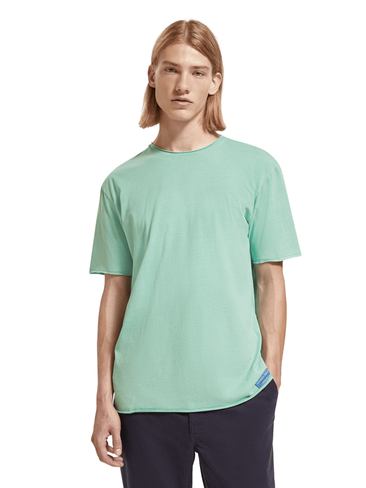 Scotch & Soda Raw Edge T Shirt in Red for Men