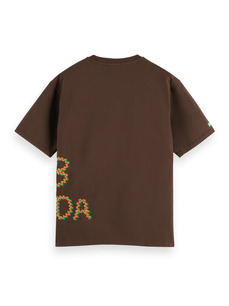 Relaxed Fit Club Soda Artwork T-Shirt In Organic Cotton