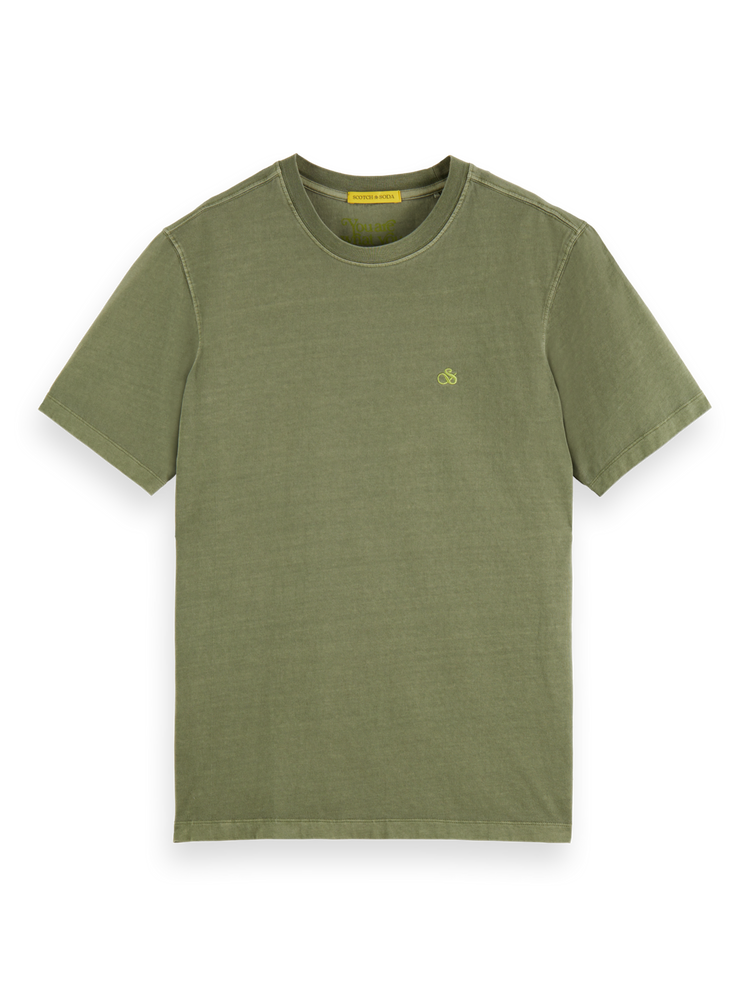 Regular Fit Garment-Dyed Logo T-Shirt