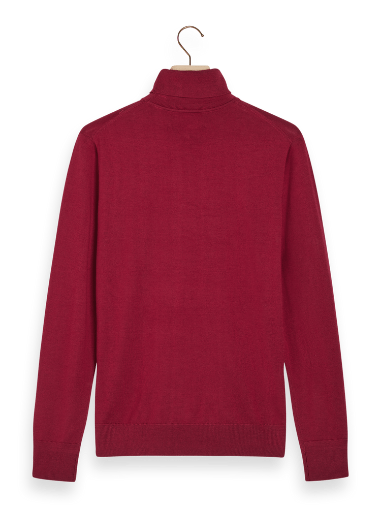 Merino Wool Turtleneck Pullover
