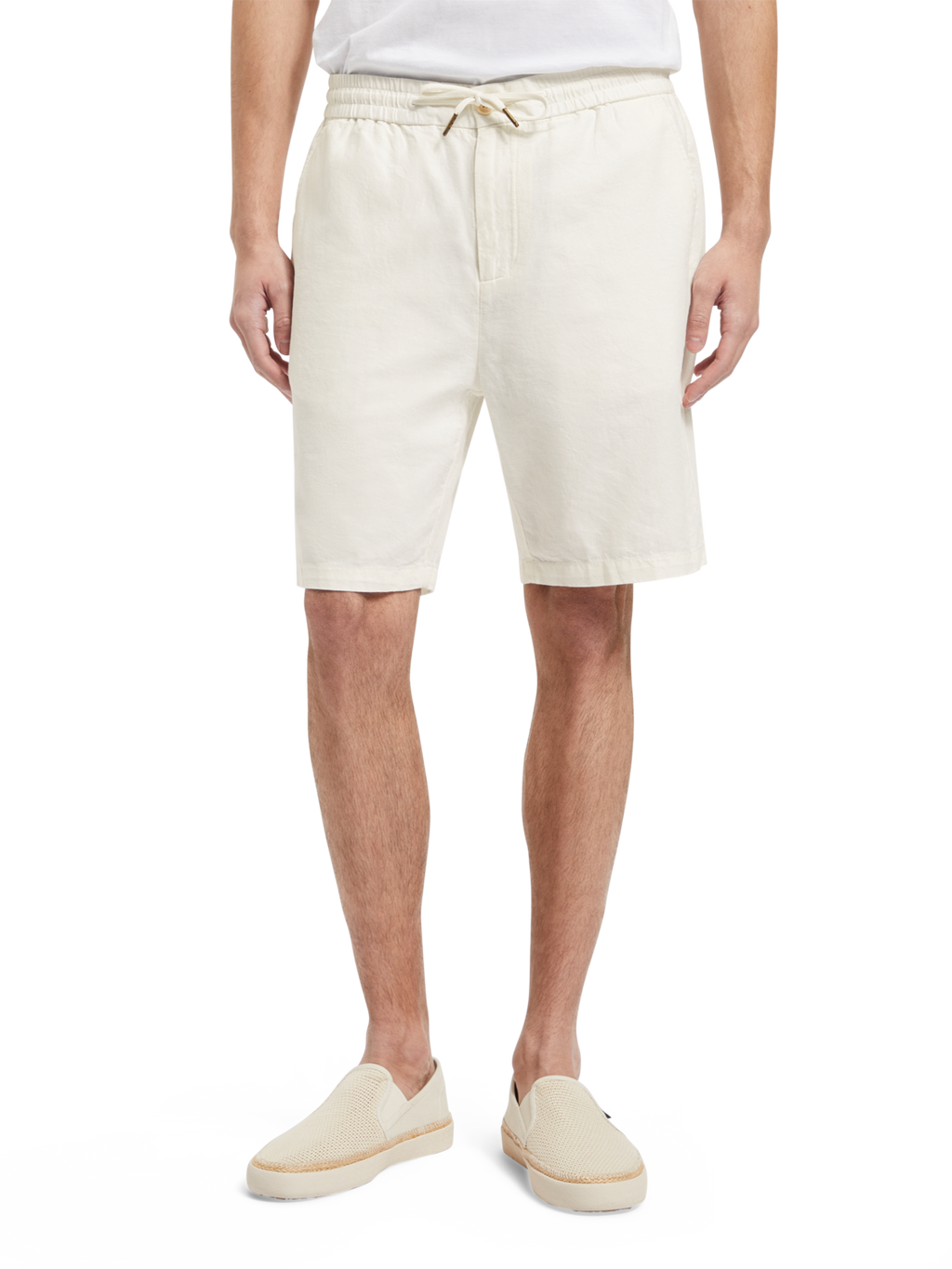 Fave Cotton-Linen Twill Bermuda