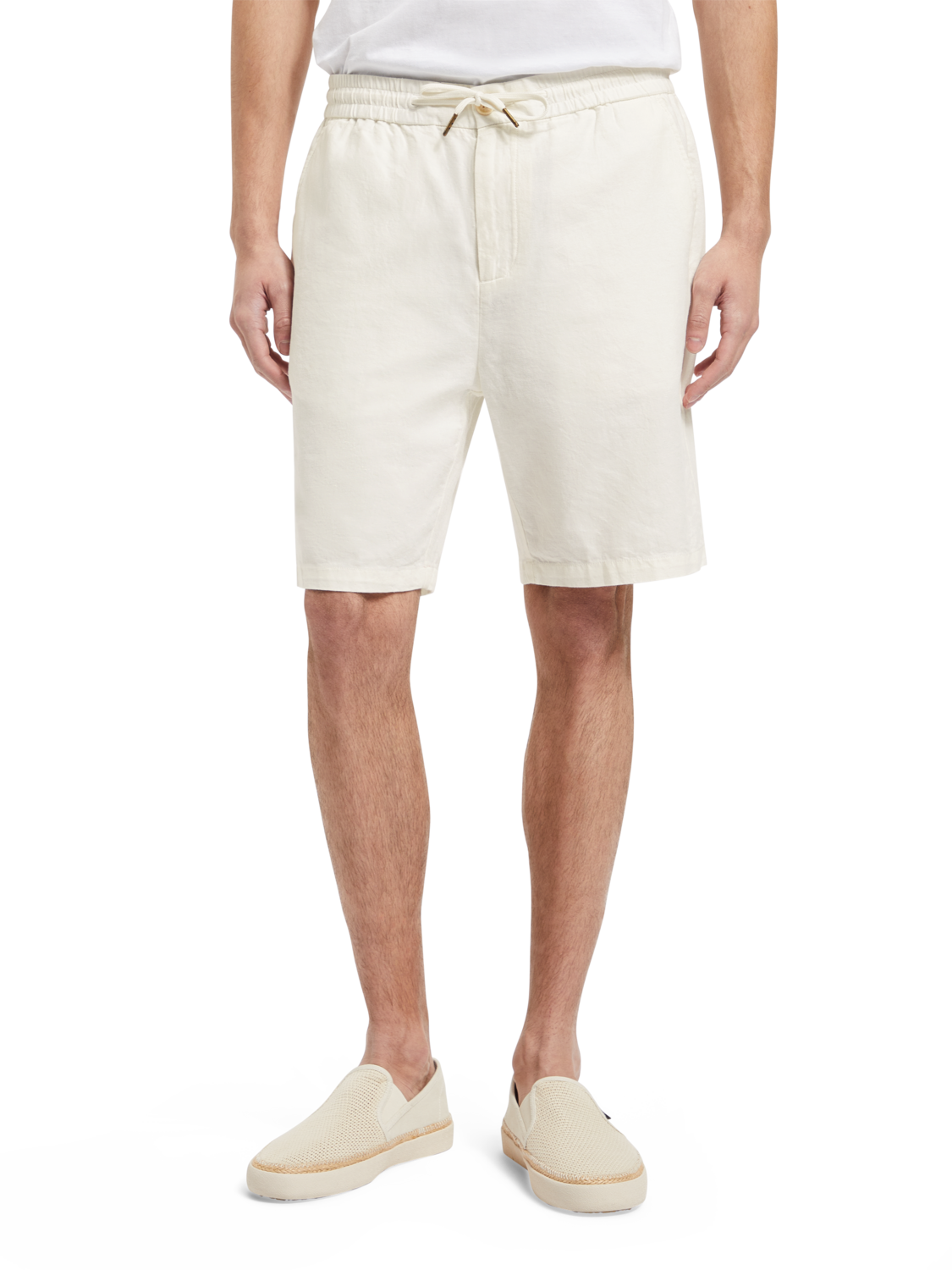 Fave Cotton-Linen Twill Bermuda