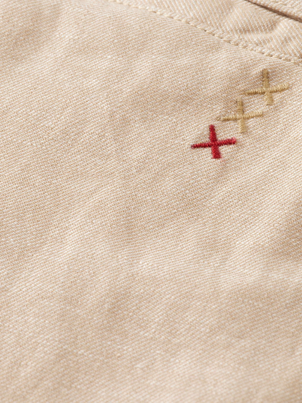 Fave Cotton-Linen Twill Bermuda