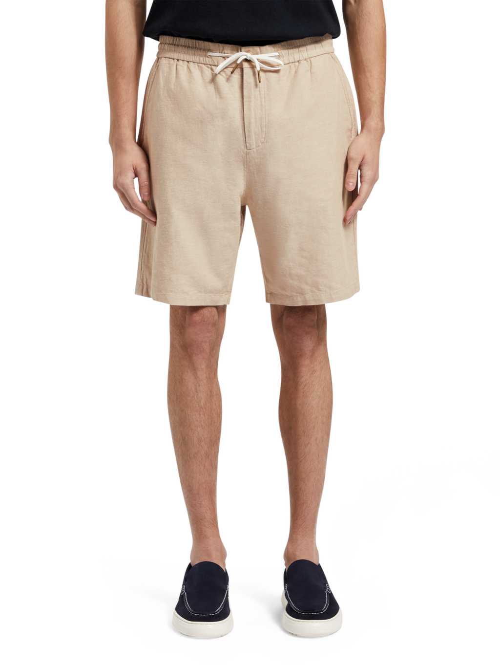 Fave Cotton-Linen Twill Bermuda