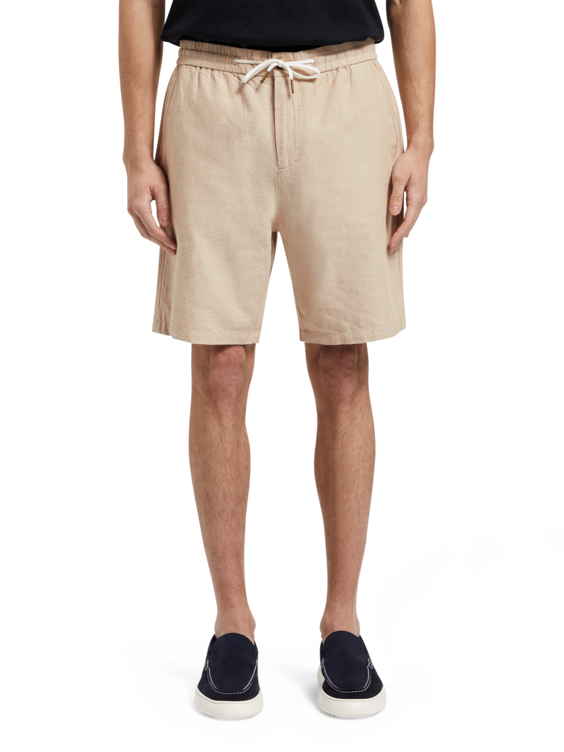 Fave Cotton-Linen Twill Bermuda