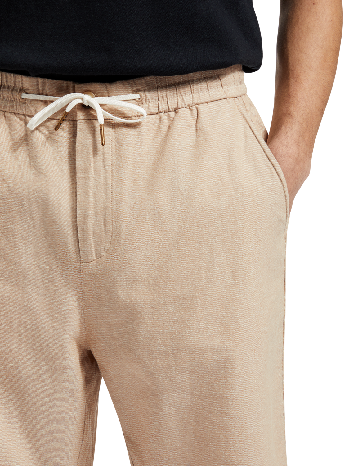 Fave Cotton-Linen Twill Bermuda