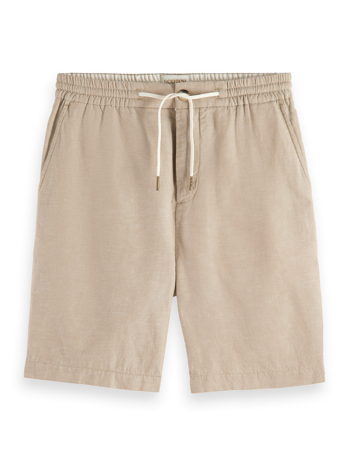 Fave Cotton-Linen Twill Bermuda