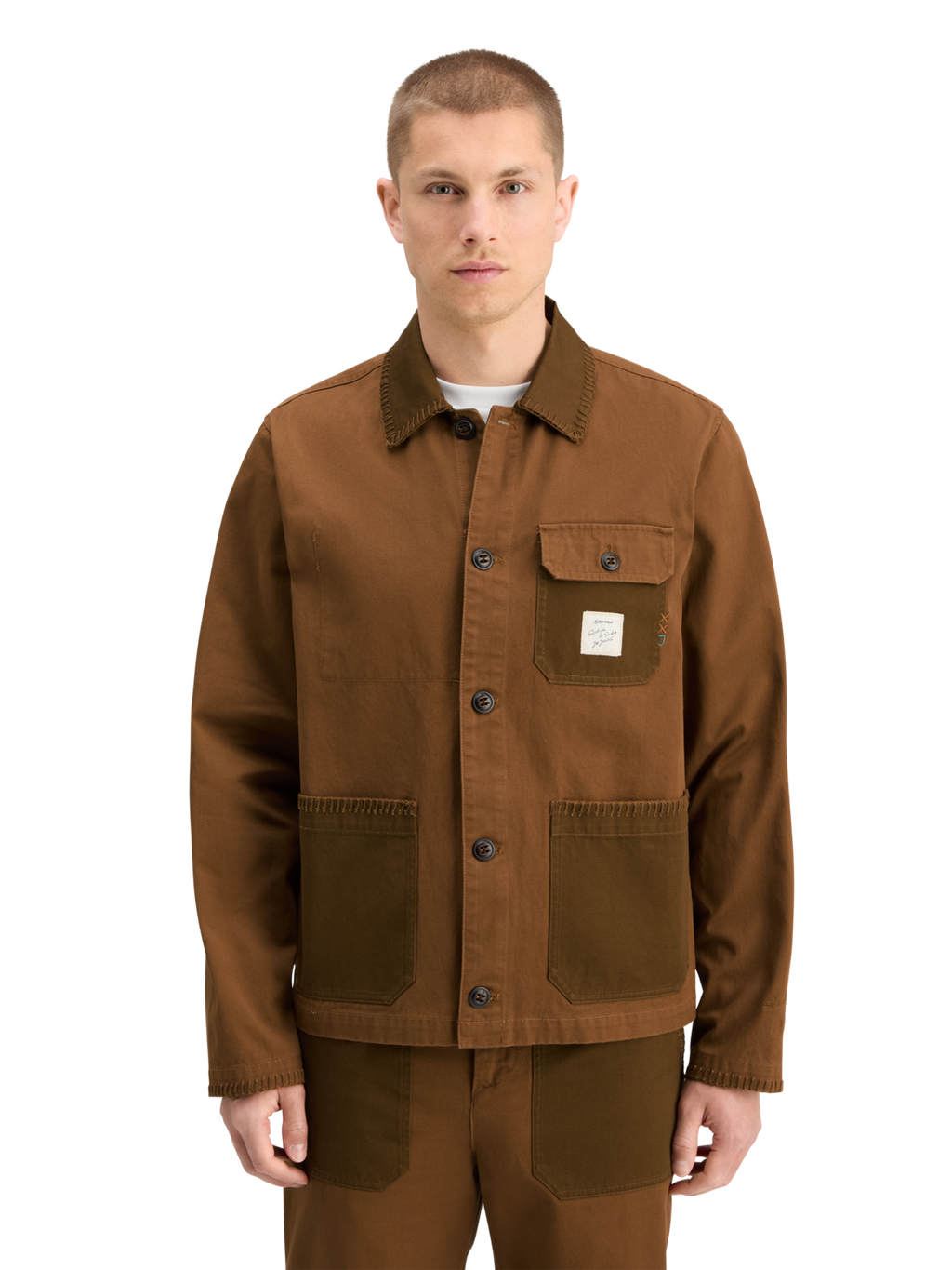 Scotch & Soda x Joe Jonas Twill Worker Chore Jacket