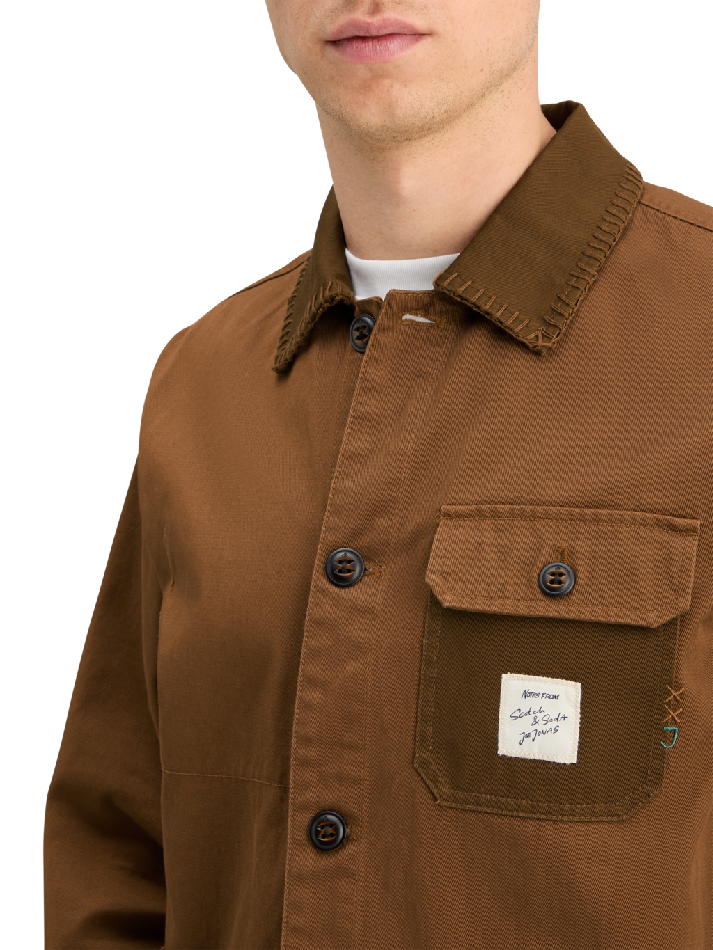 Scotch & Soda x Joe Jonas Twill Worker Chore Jacket