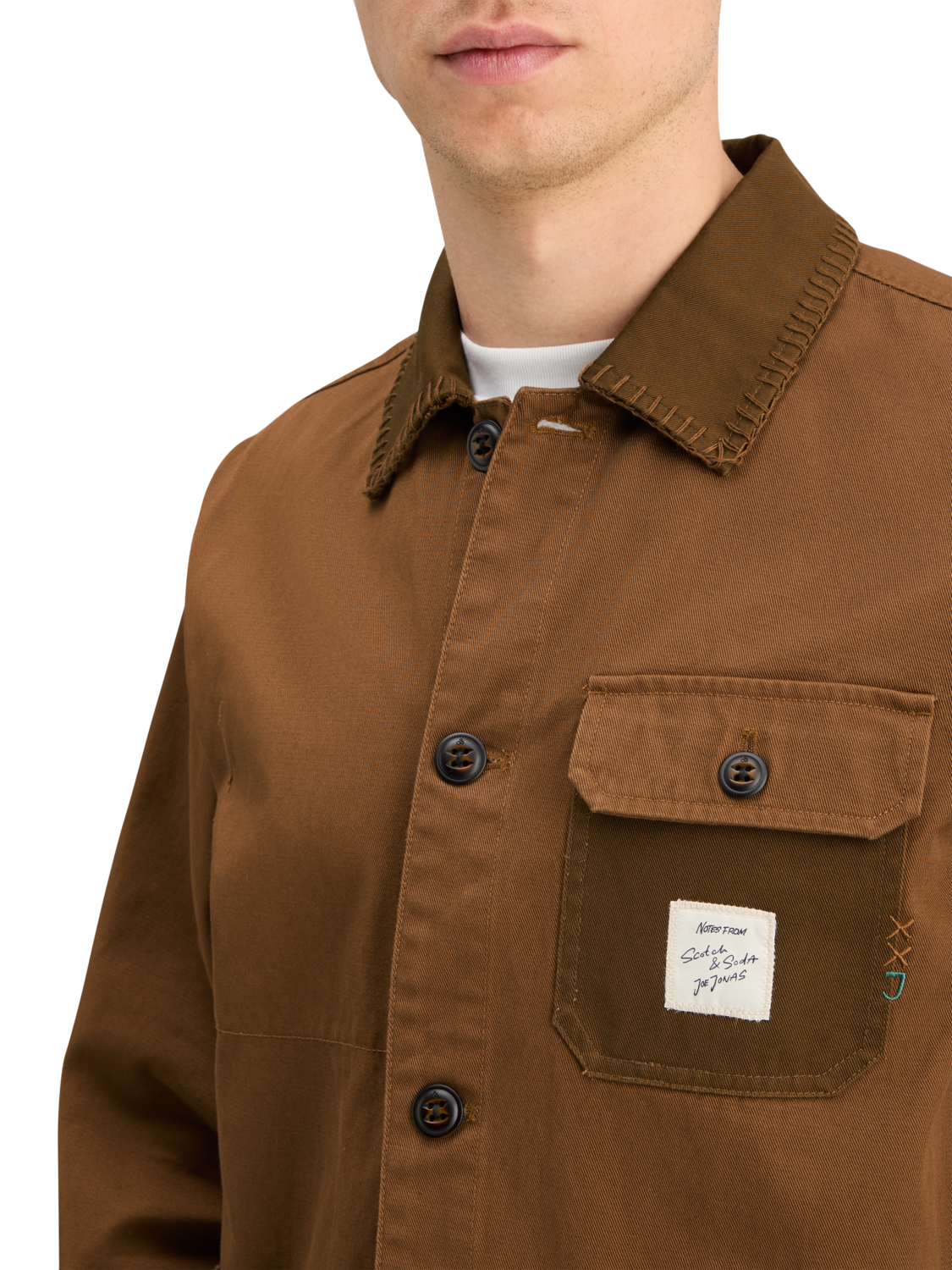 Scotch & Soda x Joe Jonas Twill Worker Chore Jacket