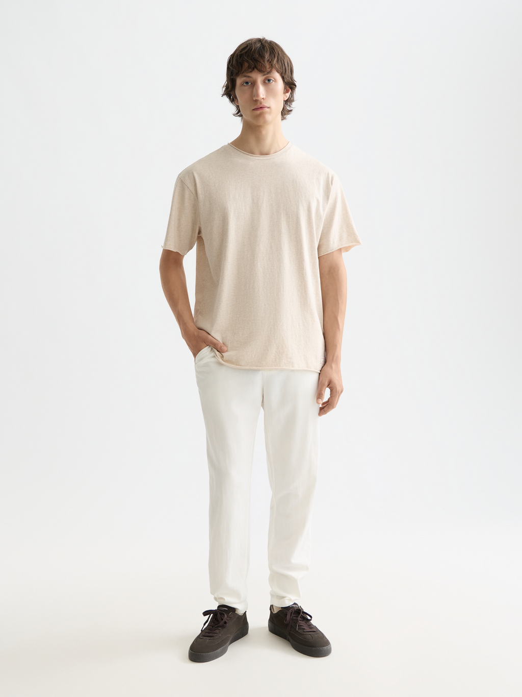 Essentials — Warren Cotton-Linen Twill Jogger