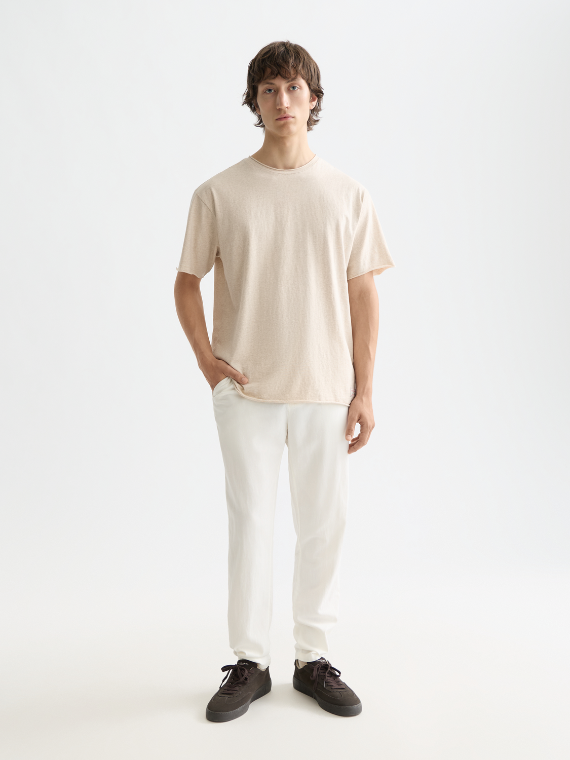 Essentials — Warren Cotton-Linen Twill Jogger