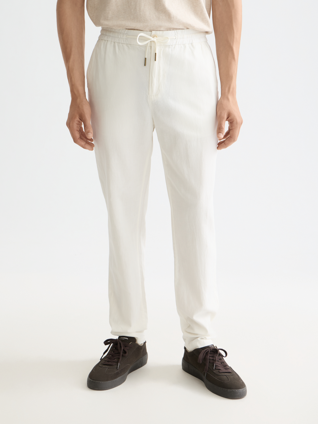 Essentials — Warren Cotton-Linen Twill Jogger