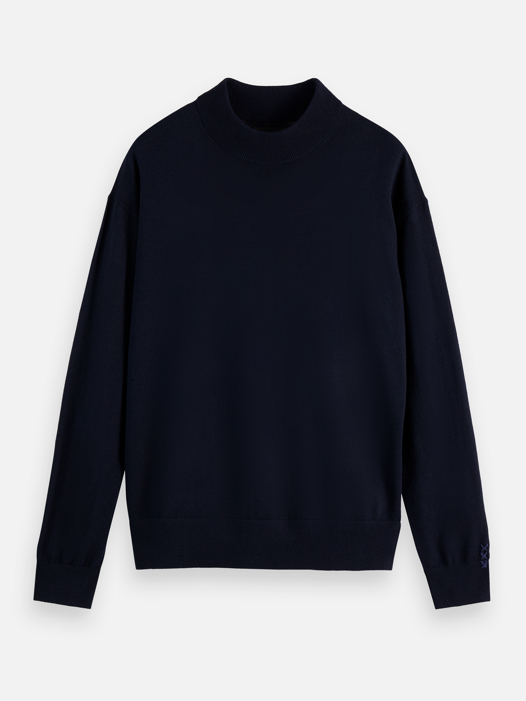 Core - Dropped Shoulder Mock Neck Pullover