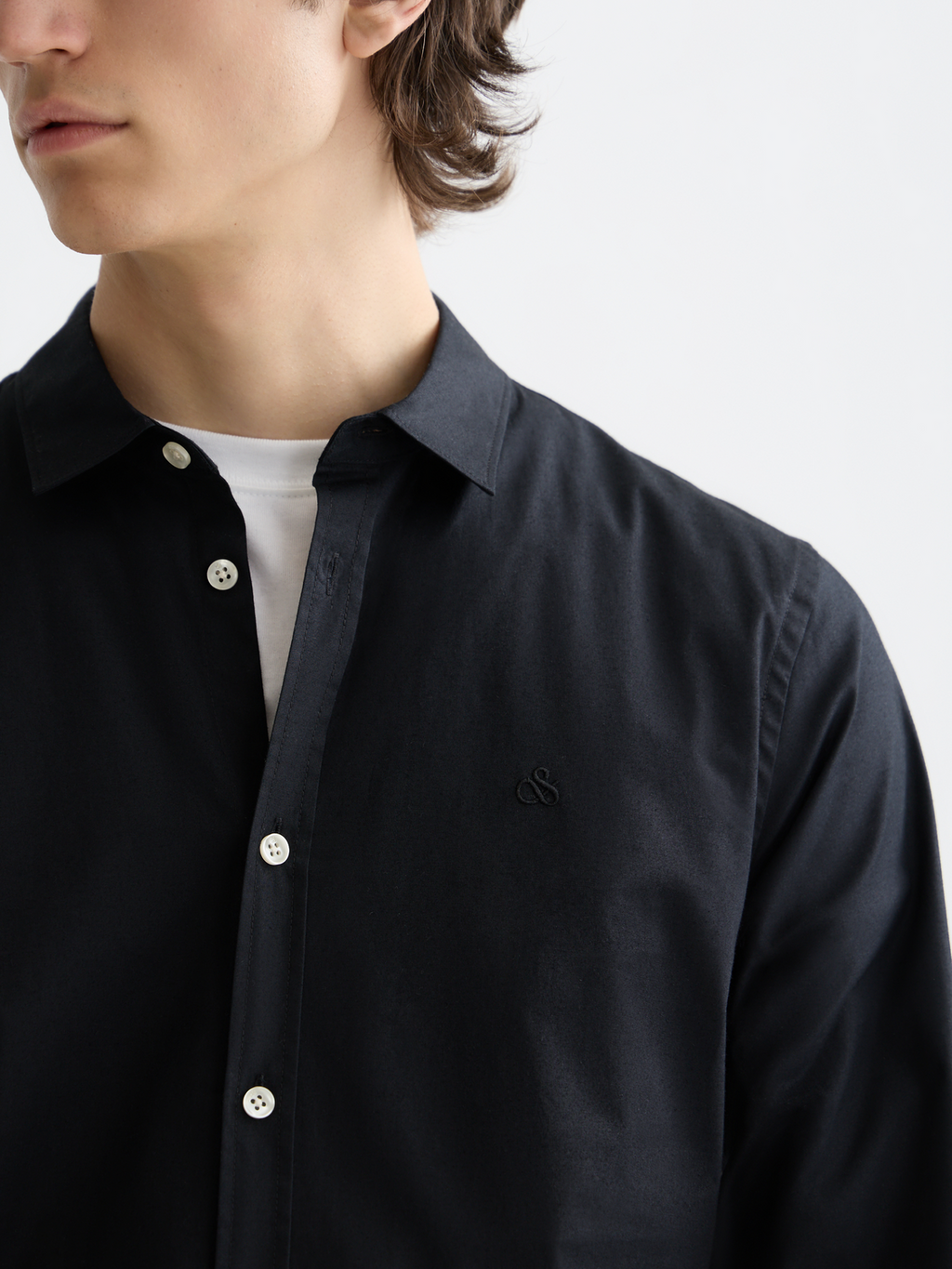 Core Poplin Solid Shirt