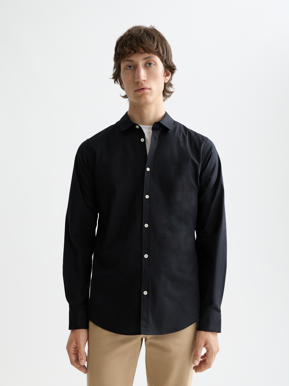 Core Poplin Solid Shirt
