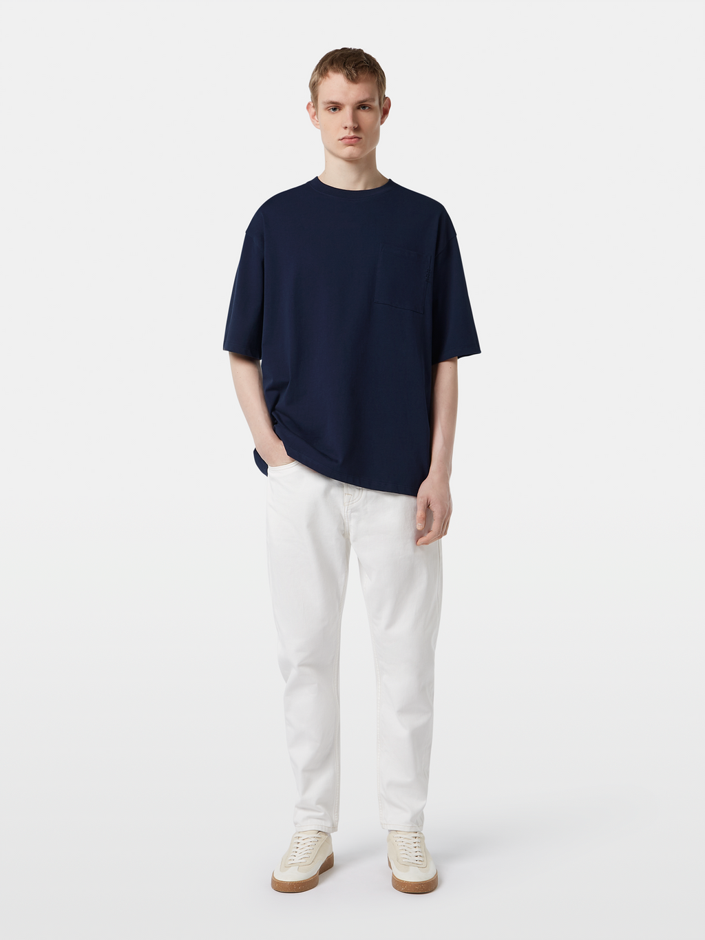 Essentials — Loose-Fit Front Pocket T-Shirt