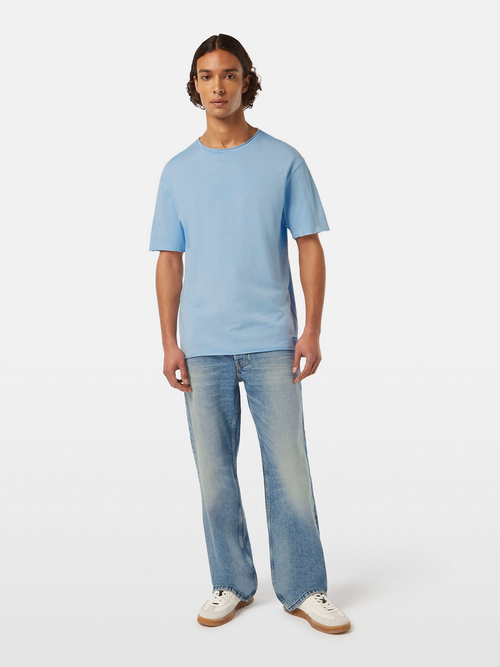 Raw Edge Relaxed Fit T-Shirt
