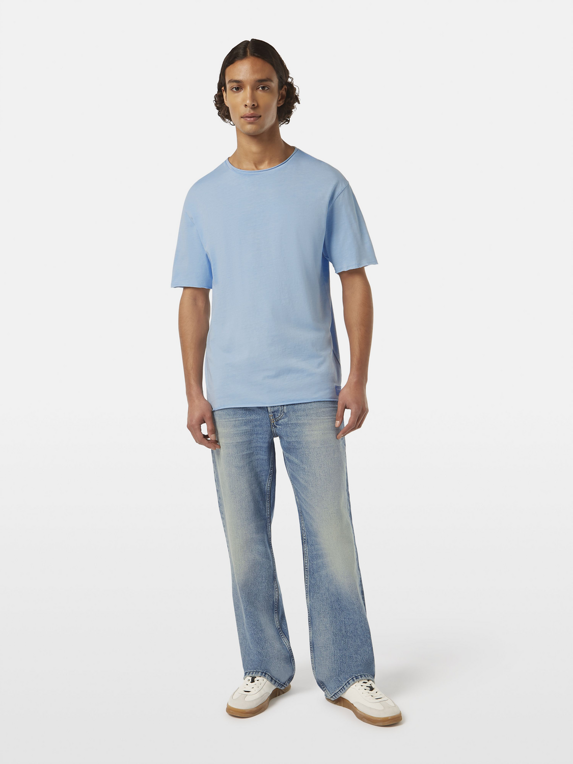 Raw Edge Relaxed Fit T-Shirt