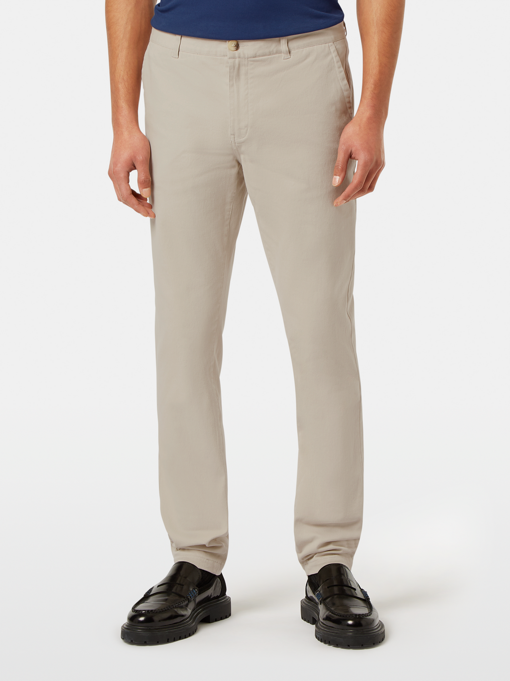 Mott Washed Cotton-Blend Twill Chino