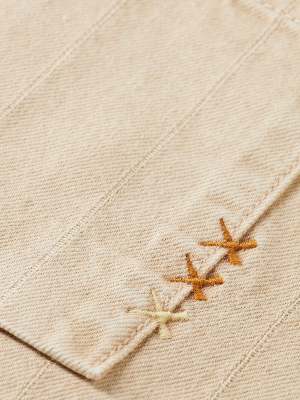 Short-Sleeve Washed Denim Shirt | Desert Sand