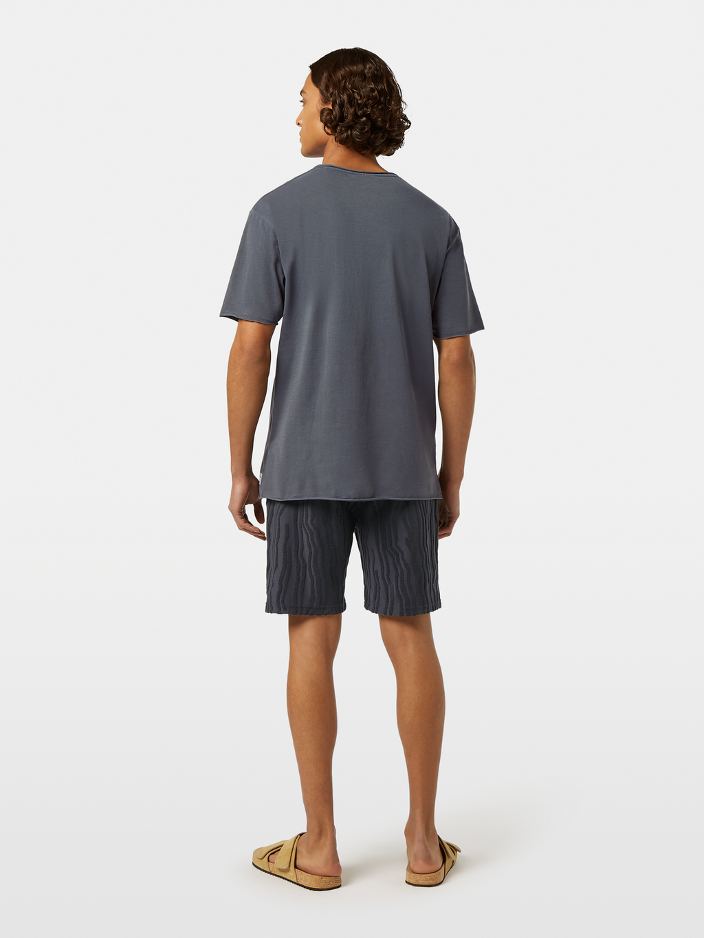 Relaxed-Fit Raw Edge T-Shirt