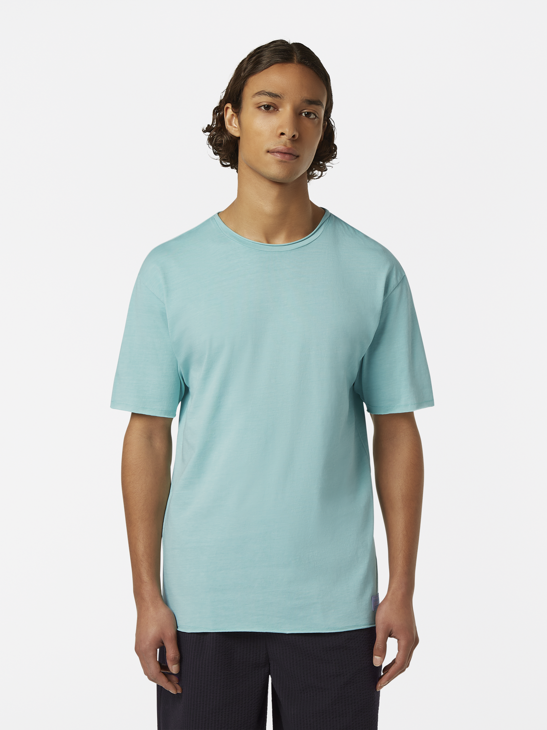 Relaxed-Fit Raw Edge T-Shirt