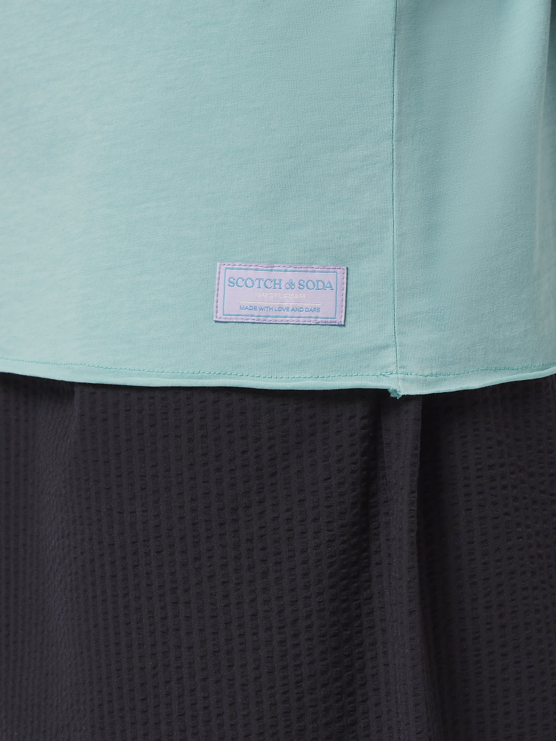 Relaxed-Fit Raw Edge T-Shirt