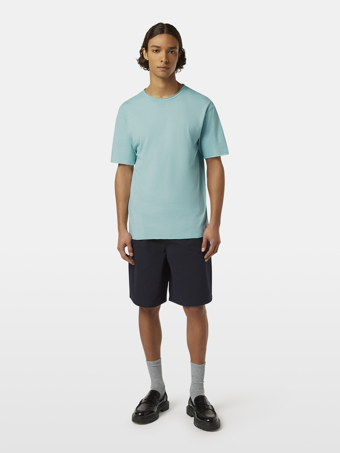 Relaxed-Fit Raw Edge T-Shirt