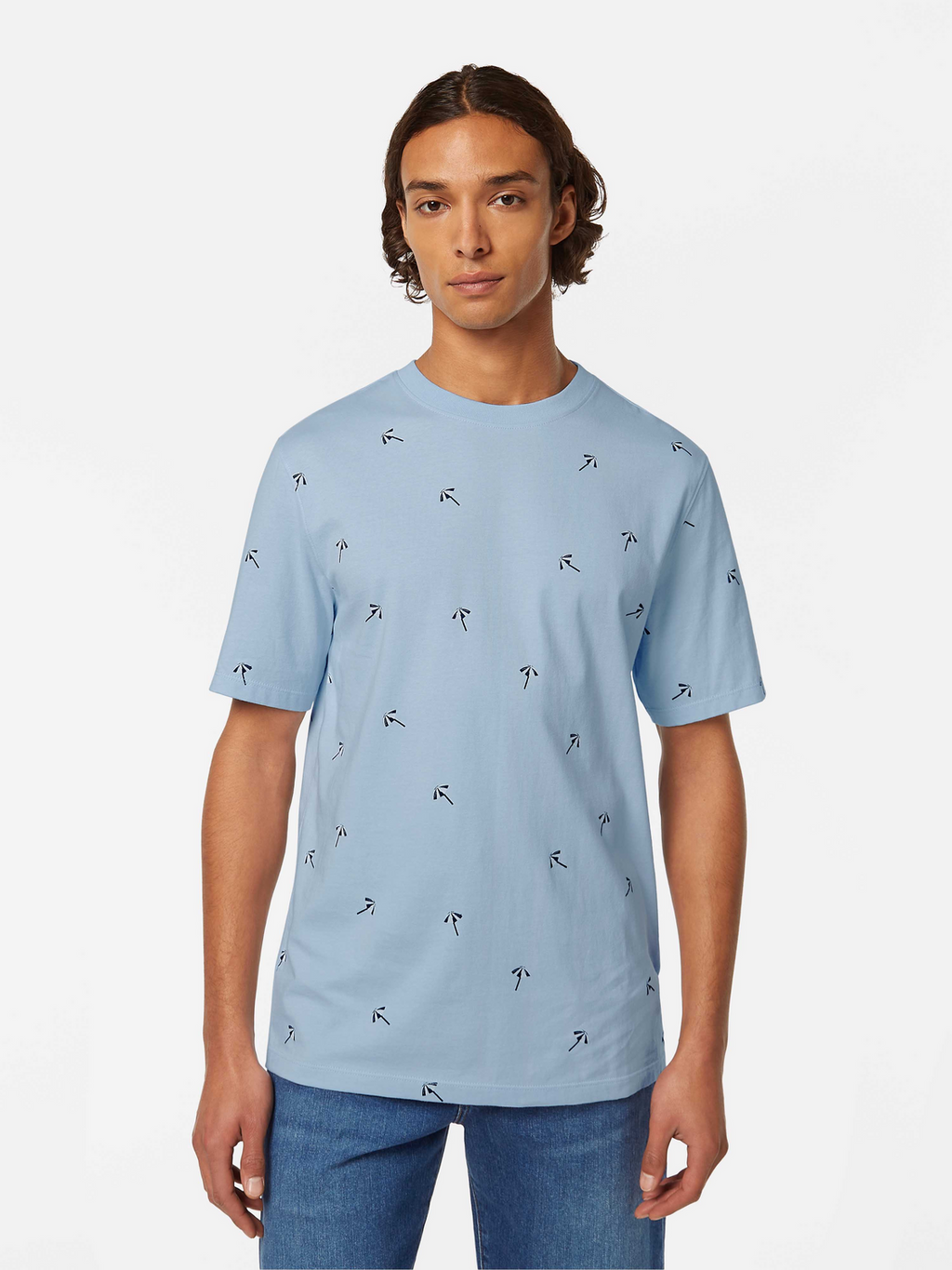 Regular-Fit Micro Printed T-Shirt