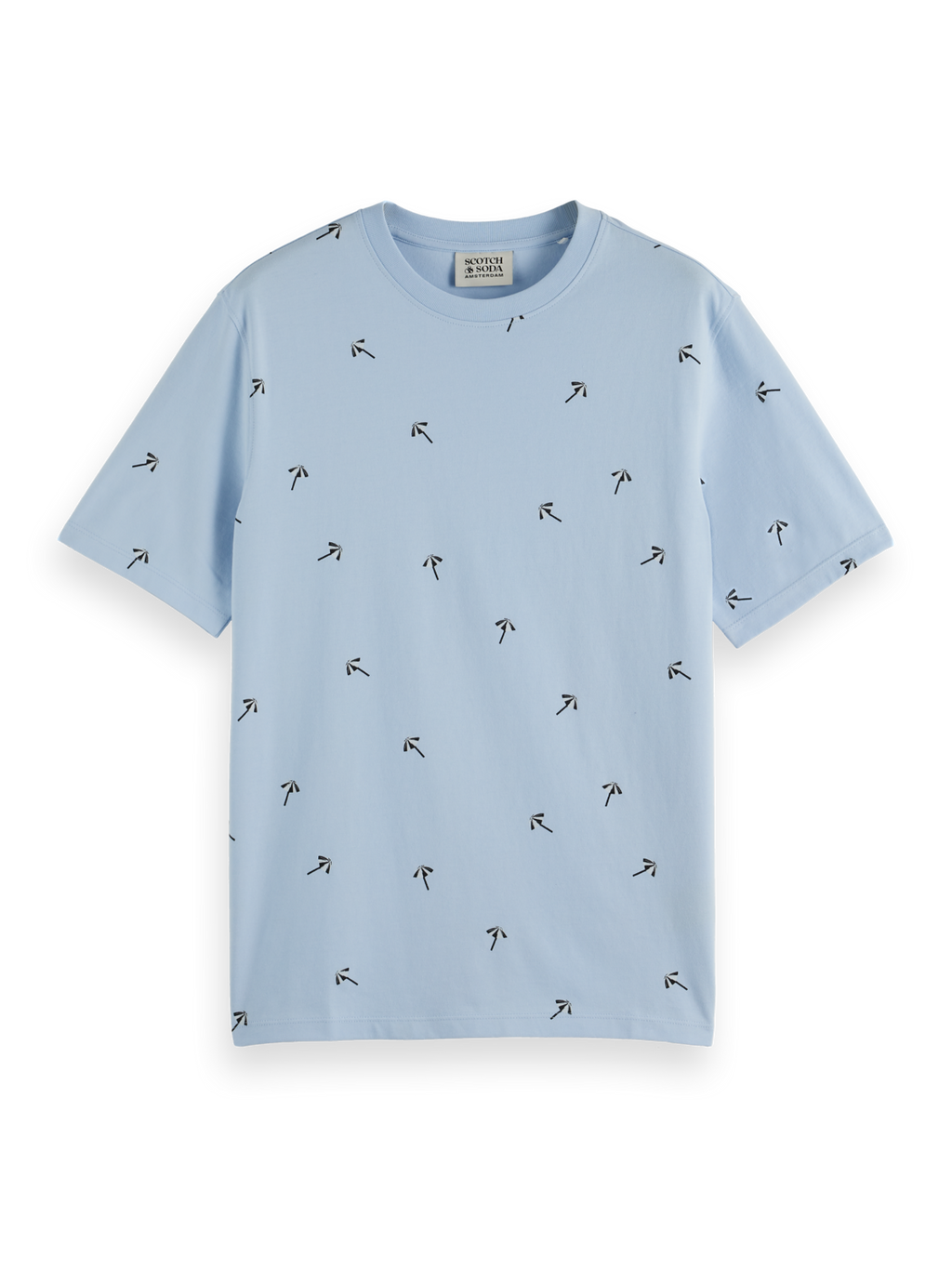 Regular-Fit Micro Printed T-Shirt
